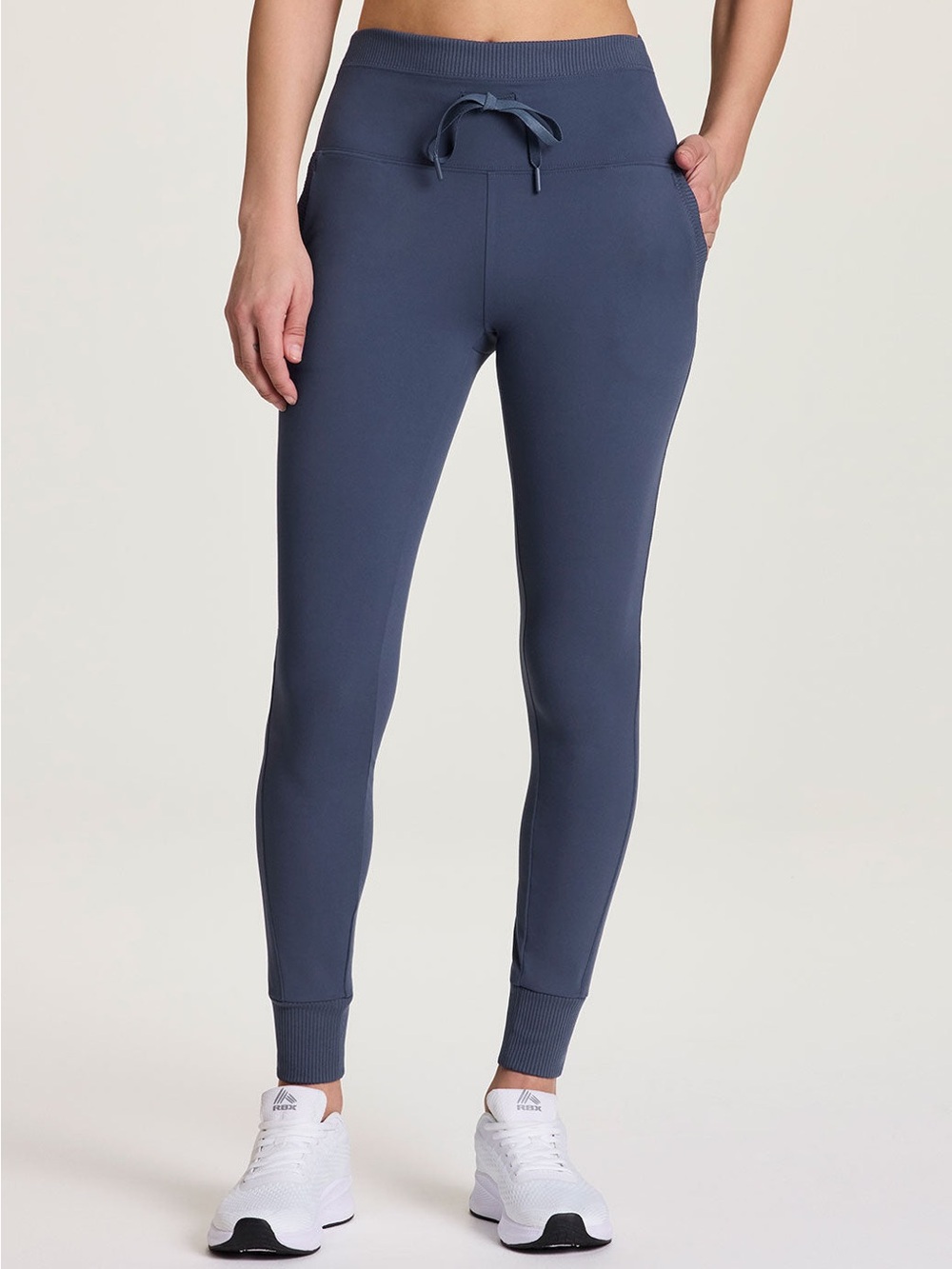Women's High-Rise Drawstring  Settle In Jogger Pants - Slate Blue